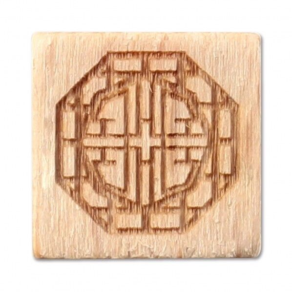 木柄スタンプ10 ワールドファブリック 組格子1