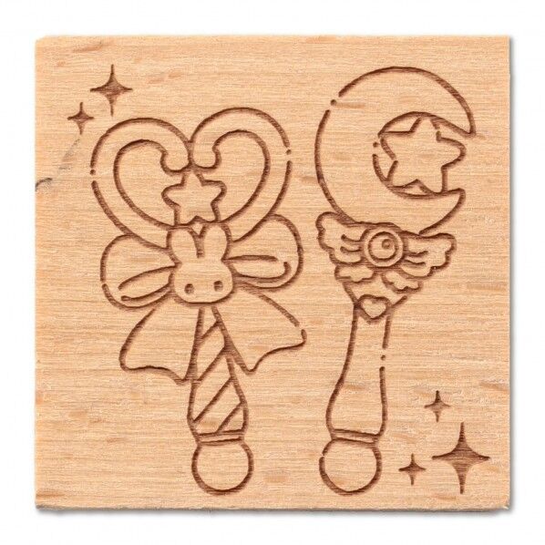 木柄スタンプ30 魔法少女 マジカルステッキ