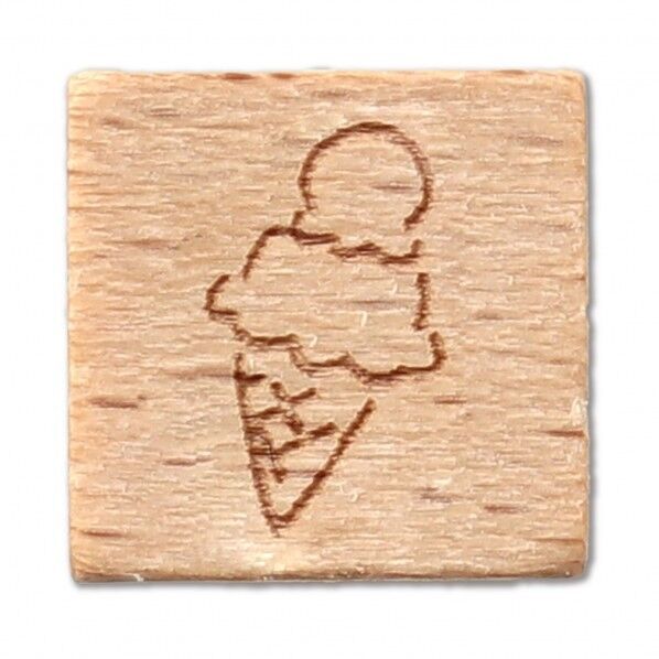 木柄スタンプ10 ネオンサイン ソフトクリーム