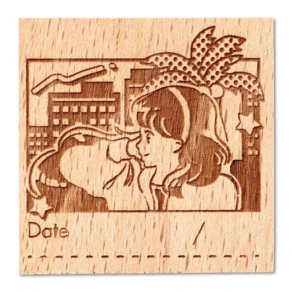 木柄スタンプ30 レトロポップ シティガール デイリーログ