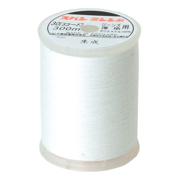 ダイヤフェザー 家庭用スパンミシン糸 30番 300m巻 No.403 生成