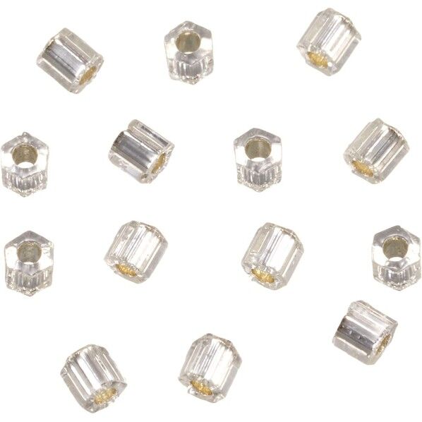 六角ビーズ 小 糸通しビーズ 外径約2.2mm 1m(約250粒)入り Col.21