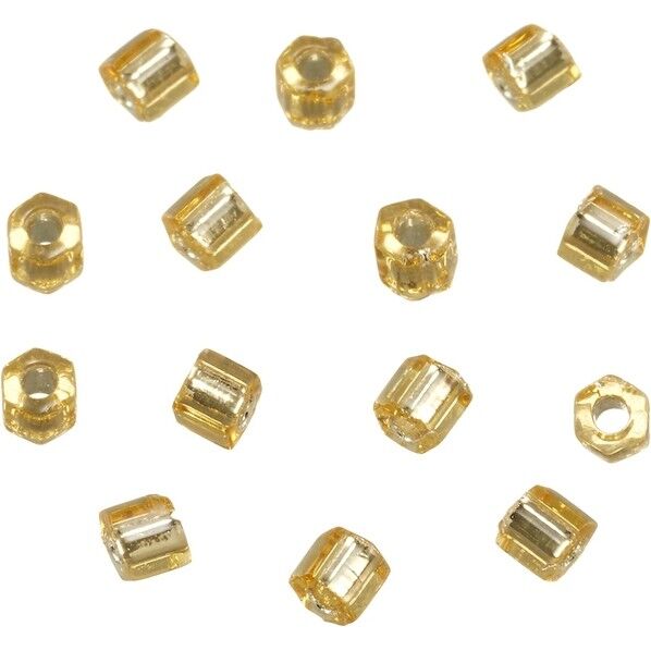 六角ビーズ 小 糸通しビーズ 外径約2.2mm 1m(約250粒)入り Col.22