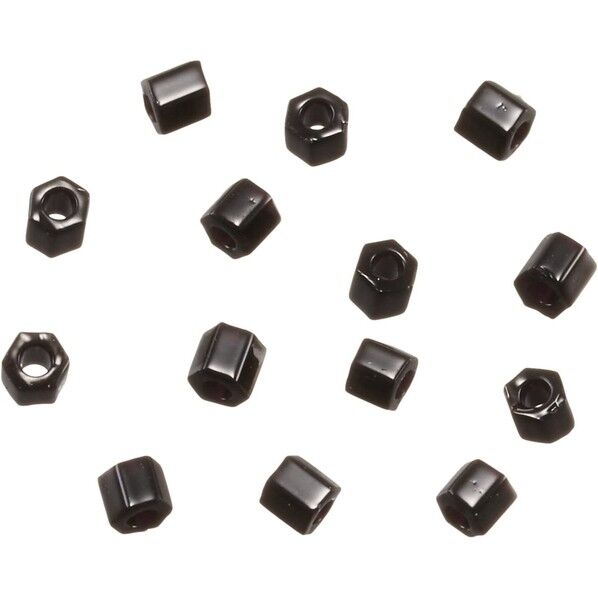 六角ビーズ 小 糸通しビーズ 外径約2.2mm 1m(約250粒)入り Col.49