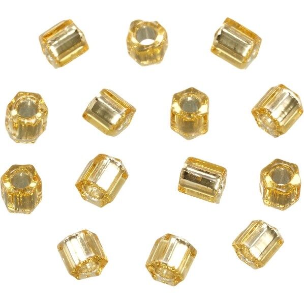 六角ビーズ 大 糸通しビーズ 外径約3mm 1m(約7g)入り Col.22