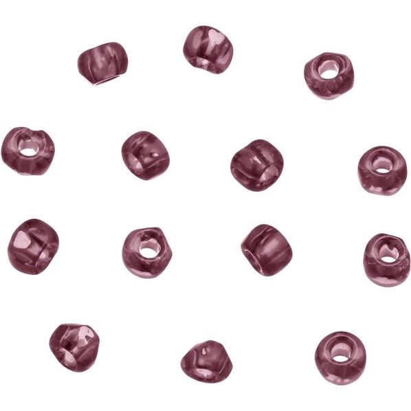 スリーカットビーズ 糸通しビーズ 外径約2.2mm 1m入り Col.CR6C