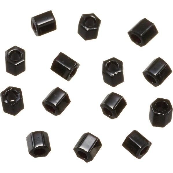 六角ビーズ 大 糸通しビーズ 外径約3mm 1m(約7g)入り Col.49