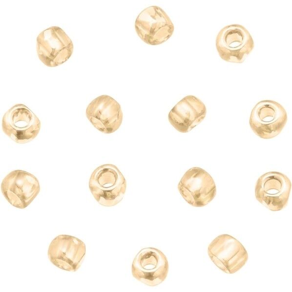 スリーカットビーズ 糸通しビーズ 外径約2.2mm 1m入り Col.CR103