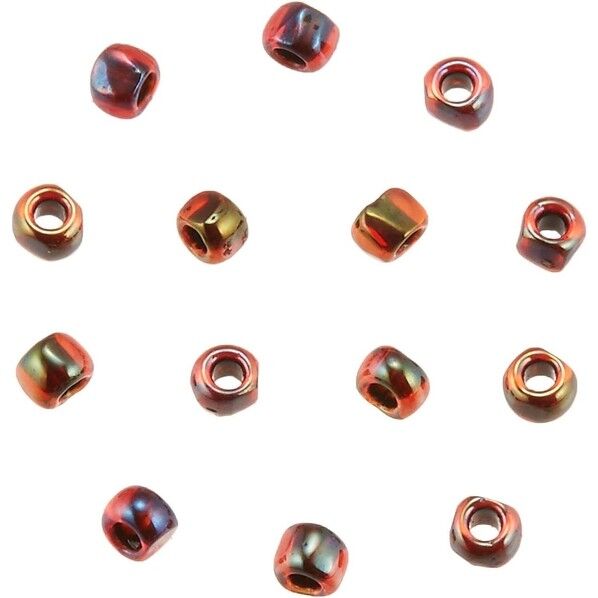 スリーカットビーズ 糸通しビーズ 外径約2.2mm 1m入り Col.CR400