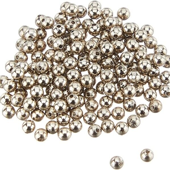 メタルビーズ 外径約1.5mm 約1.3g入り シルバー