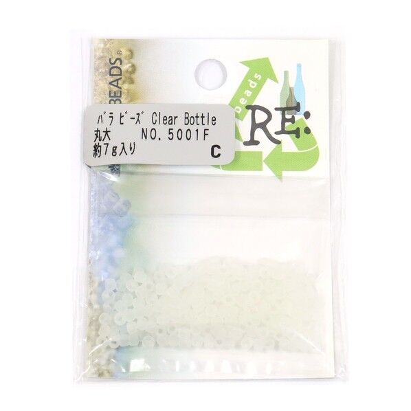 Reグラスビーズ 丸大 7g入 Col.5001F