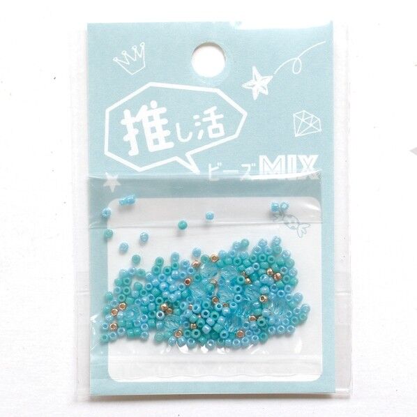 推し活ビーズMIX ライトブルー