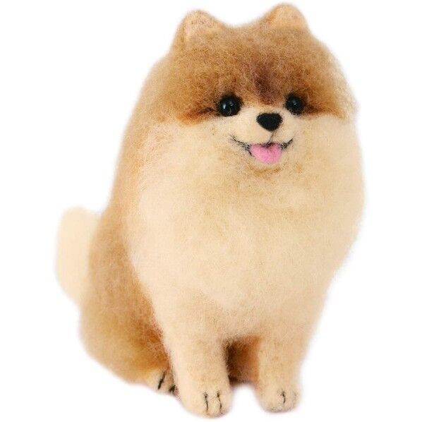 羊毛フェルトキット アクレーヌでつくる かわいい DOG & CAT ポメラニアン