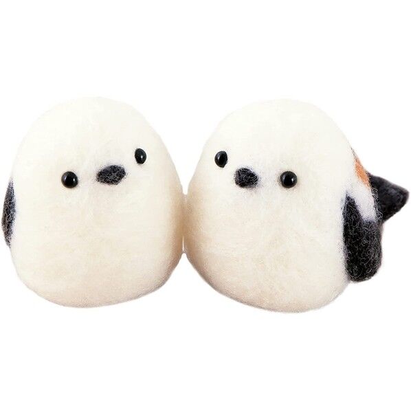 ハマナカ フェルトキット ニードルフェルトでつくるどうぶつたち シマエナガ H441-602 1セット