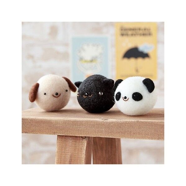 手芸キット 「ぷにゅぷにゅマスコット･ナカヨシトリオ」