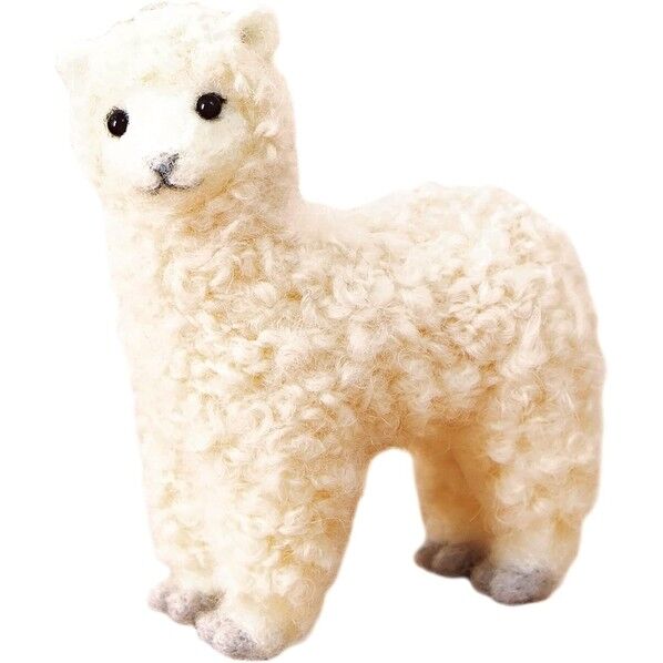 羊毛キット 須佐沙知子 デザイン ニードルフェルトでつくるどうぶつたち アルパカ