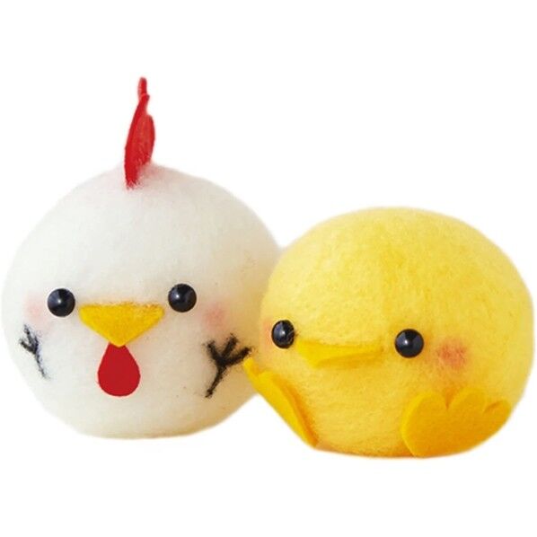 フェルト羊毛キットアクレーヌマルからつくるキットぴよこっこDesignedby樹*miki