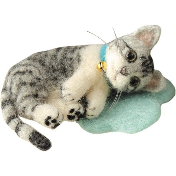 羊毛フェルトでうちのこをつくろう! サバトラ