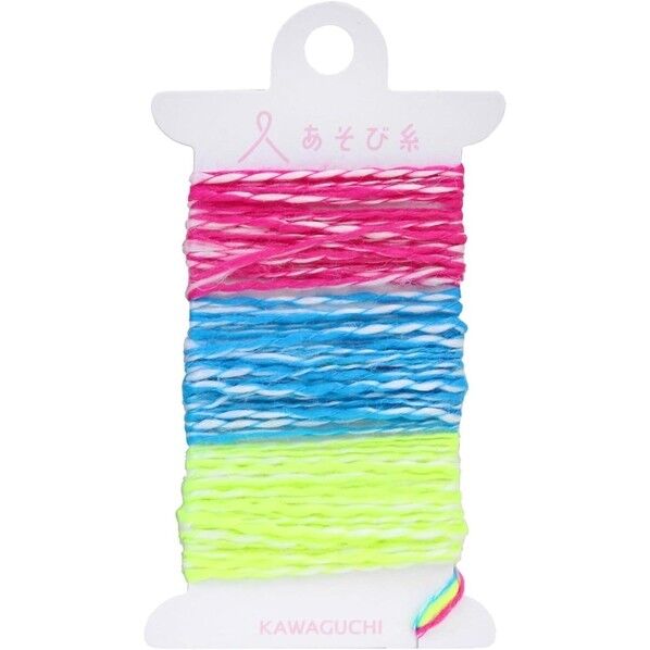 あそび糸 蛍光マーブル