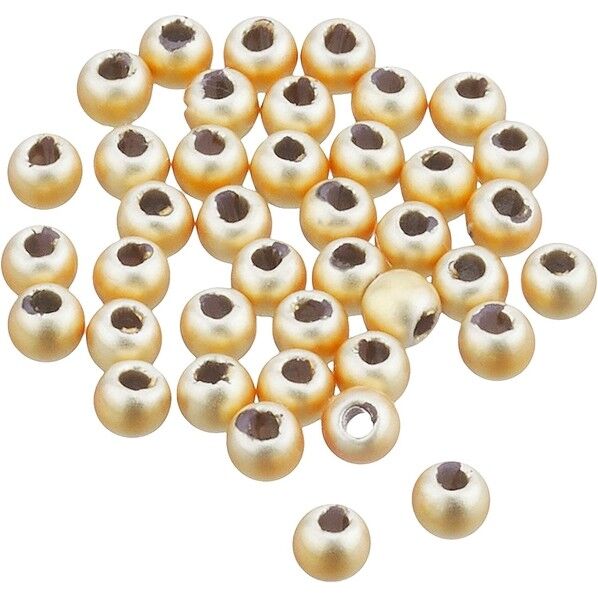 つや消し金パール 外径約6mm 約72個入