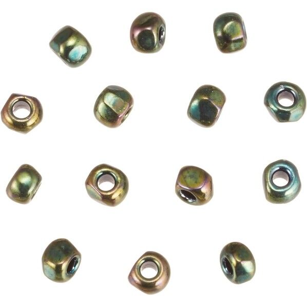 スリーカットビーズ 糸通しビーズ 外径約2.2mm 1m入り Col.CR508