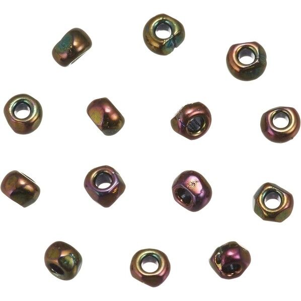 スリーカットビーズ 糸通しビーズ 外径約2.2mm 1m入り Col.CR509