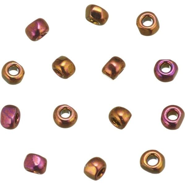 スリーカットビーズ 糸通しビーズ 外径約2.2mm 1m入り Col.CR514