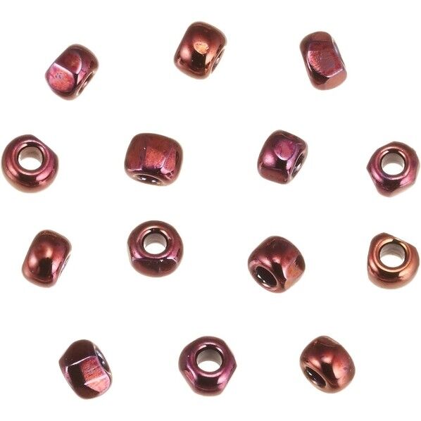 スリーカットビーズ 糸通しビーズ 外径約2.2mm 1m入り Col.CR502