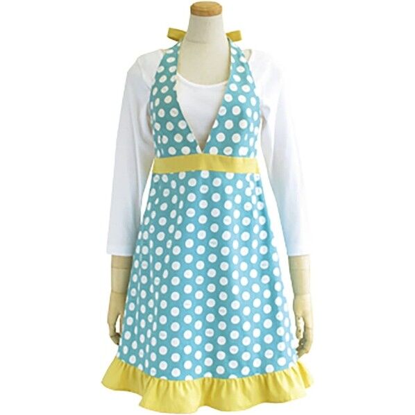 フリル付きエプロン型紙