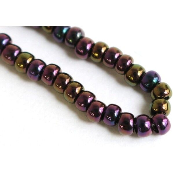 丸大ビーズ 糸通しビーズ 内径約3mm 約5m Col.85