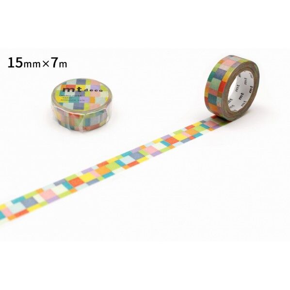 カモ井(カモイ) mt 1P モザイク・ブライト 15mm×7m MT01D176R 1個
