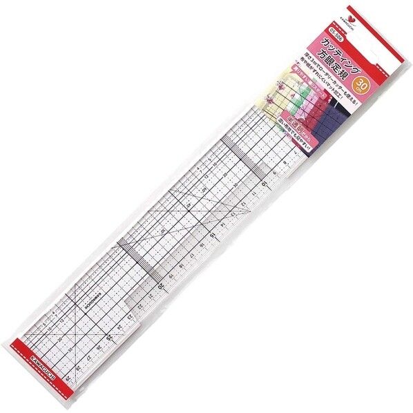 カッティング方眼定規 30cm 05-506 1個