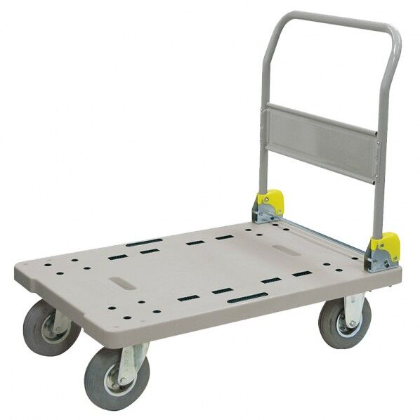 プラキャリーラックDXL大(折りたたみハンドル)エアータイヤ付