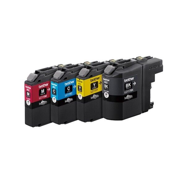 インクカートリッジ 4色パック LC117/115-4PK 1