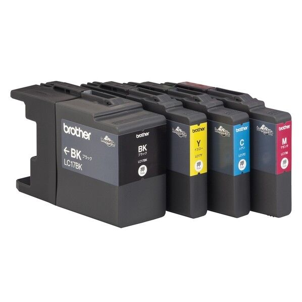 大容量インクカートリッジ 4色パック LC17-4PK 1