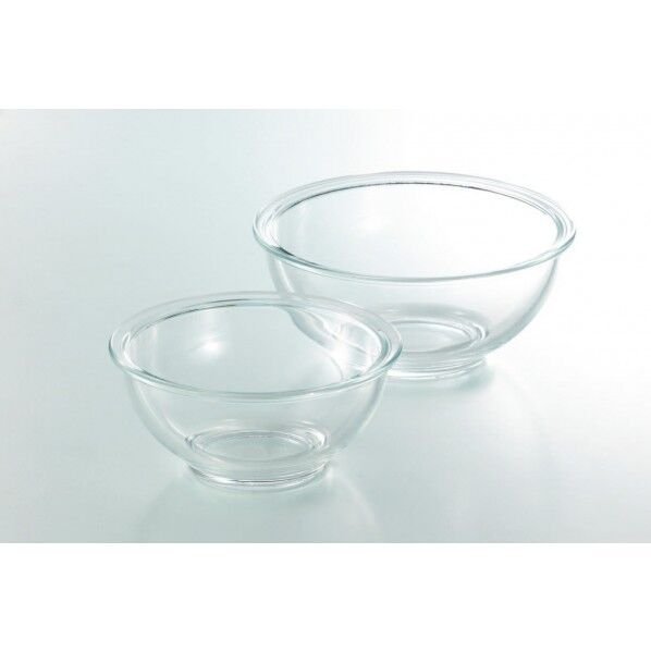耐熱ガラス製ボウル2点セット12･15cm