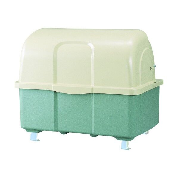 ジャンボペール HG1000TK ツートン 固定足 (上部):アイボリー (下部):ダークグリーン 寸法(mm):幅1420×奥行960×高さ1250 約1000L HG1000TK 1点