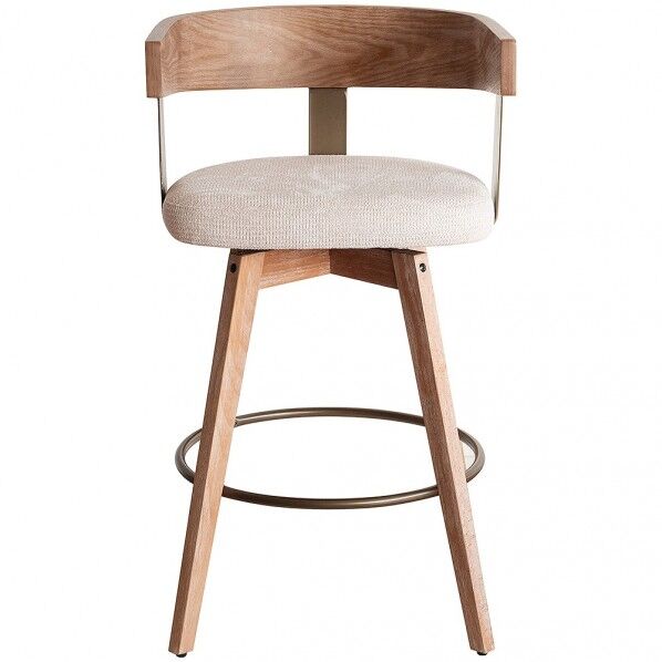 バーチェア Satio(サティオ) ナチュラル×アイボリー KNC-J3193