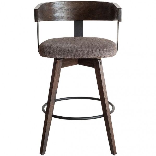 バーチェア Satio(サティオ) ダークブラウン×ダークグレー KNC-J3193