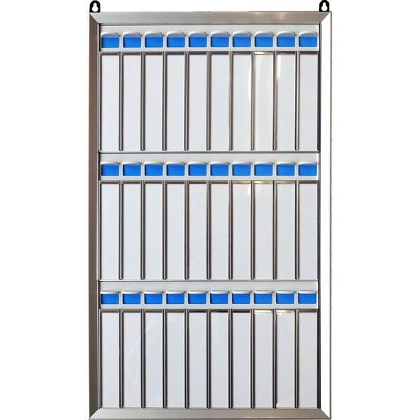 名札掛(アルミ枠付)30名用 CR-NF300K-AL 1