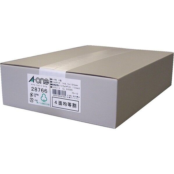 PPCラベルA4-4面/500入