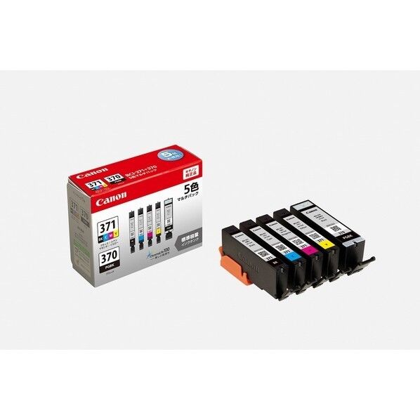 インクタンク BCI-371+370/5 BCI-371+3705MP 1個