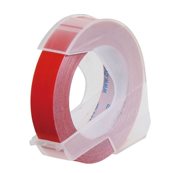 ダイモグロッシーテープ9ミリ艶有 黒 DM0903B 1巻