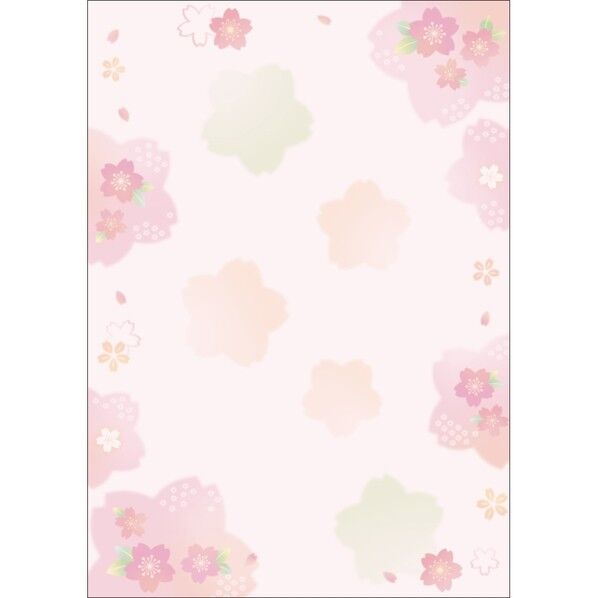和柄用紙 和ごころ 彩桜 297×210mm 4-1030 1冊