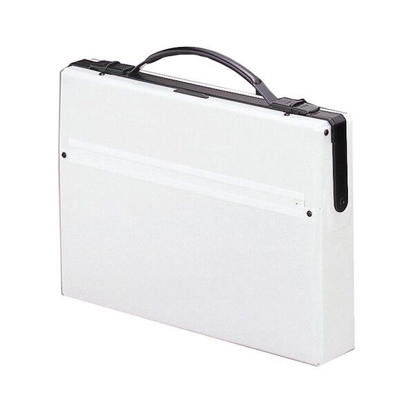 ダレスバッグ 白 400×70×285mm A-660-0 1個