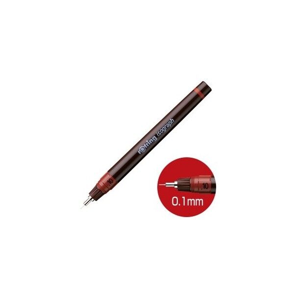 イソグラフ 製図ペン 0.1mm 1903394 1本
