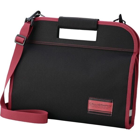 書道セットGA-432S 赤 330×275×40mm GA432-11 1ST