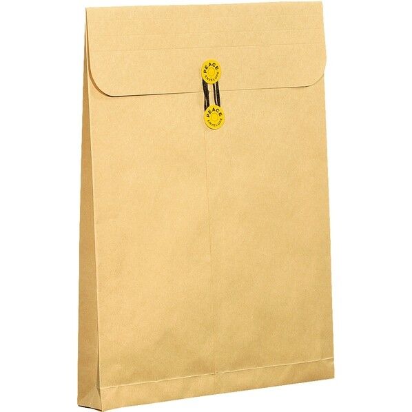 角2マチヒモ付間伐材クラフト120g 168-60 1箱