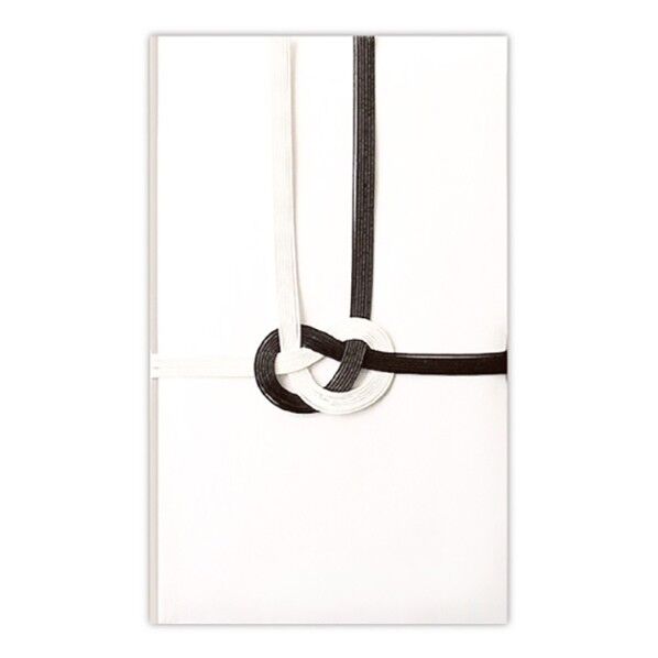 金封 黒白5本 御霊前 012 1枚