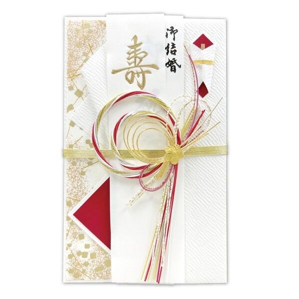 中金封 輪重ね赤